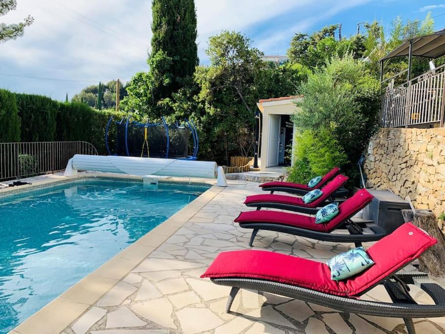 Dependance Neuve Entre Mer Et Nature, Climatisee Avec Vue Le Castellet  Esterno foto